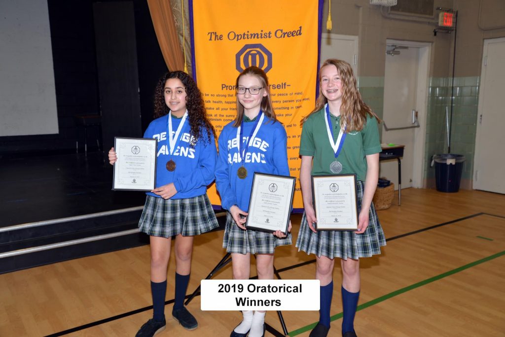2019 Oratorical Winners